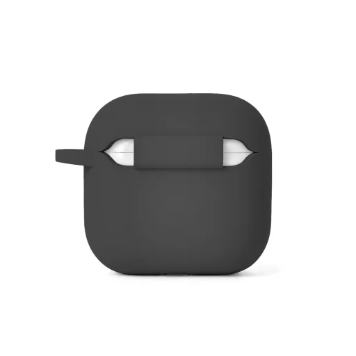 Čierne silikónové puzdro Etteri pre AirPods 4 - 3