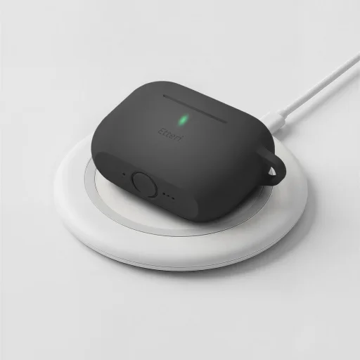 Čierne silikónové puzdro Etteri pre AirPods Pro 3 - 5