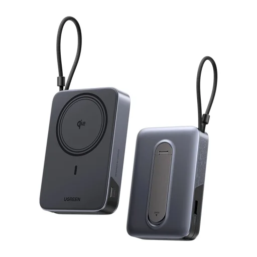 UGREEN PB568 mágneses powerbank 10000mAh 30W szürke - 3