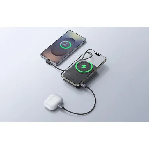 UGREEN PB568 mágneses powerbank 10000mAh 30W szürke - 5