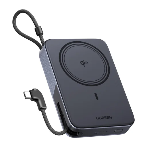 UGREEN PB568 mágneses powerbank 10000mAh 30W szürke - 2