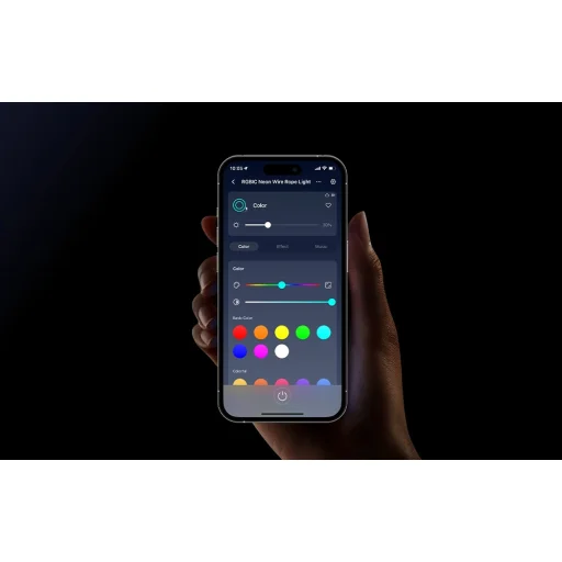 SwitchBot RGBIC neon drótkötél fényfüzér - 6