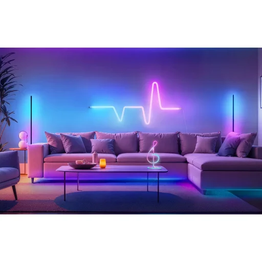 SwitchBot RGBIC neon drótkötél fényfüzér - 3