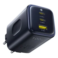 Sieťová nabíjačka Baseus PicoGo AE11, 100W, 5A, 1 x USB-C - 2 x USB-C, čierna