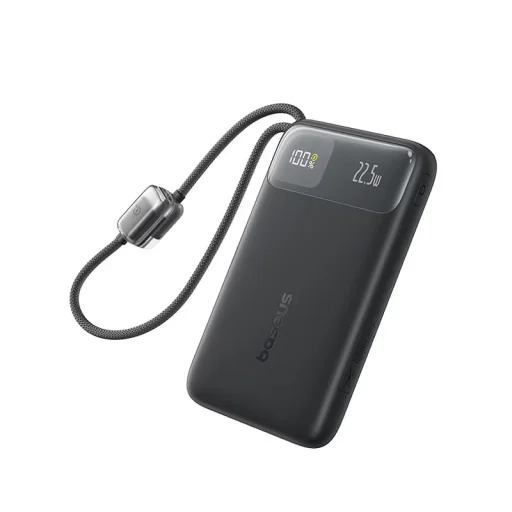 Baseus EnerFill FC11, 20000mAh, 22.5W, QC + PD, Fekete Powerbank - 1