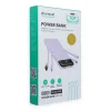 Charmast W1148 10000 mAh beépített kábelekkel USB A / USB C / Lightning / Micro USB powerbank lila thumbnail