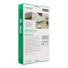 Charmast W1148 5V 3A 10000 mAh powerbank beépített USB-A / USB-C / Lightning / Micro USB kábelekkel, zöld thumbnail