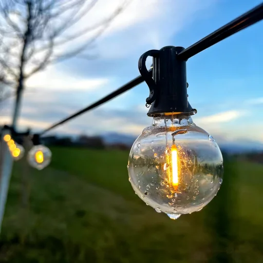 Forever Light SUNARI FLS-180 solárna LED svetelná reťaz 8,5 m s 10+1 čírymi žiarovkami 1800 mAh + diaľkové ovládanie - 5