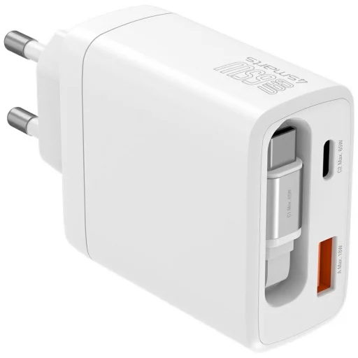4smarts PDPlug Slim 65W GaN Jojo biely sieťový nabíjací adaptér - 3