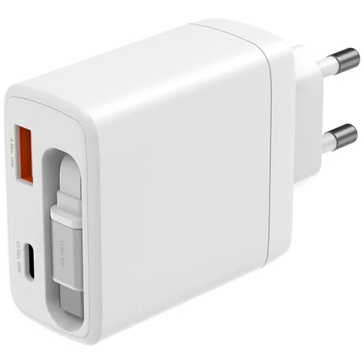 4smarts PDPlug Slim 65W GaN Jojo biely sieťový nabíjací adaptér - 4