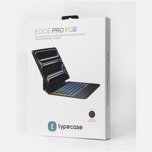 Apple iPad Pro 11" M4 2024 / M5 2025 Typecase Edge Pro puzdro s klávesnicou čierne puzdro - 9