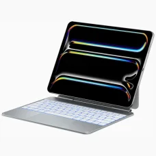 Apple iPad Pro 13" M4 2024 / M5 2025 Typecase Edge Pro puzdro s klávesnicou, strieborné