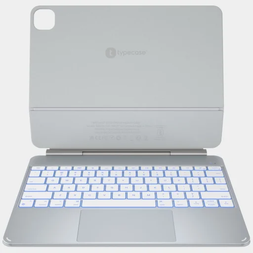 Apple iPad Air 13 (M2 2024 / M3 2025 / M4 2026) Typecase Edge Pro puzdro s klávesnicou strieborné - 8