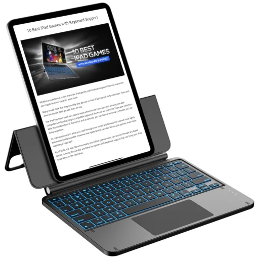 Apple iPad Air 11 2024-2026 Typecase Studio puzdro s klávesnicou čierne puzdro - 4