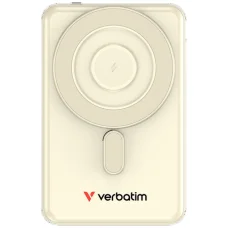 Verbatim Charge'n' Go 15W 5000mAh magnetická bezdrôtová powerbanka s 2x USB-C káblom zlatá 32253