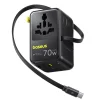 Baseus Travel EnerCore CG11 sieťový USB-C nabíjací adaptér, 70W, 10A, 1 x USB-C - 2 x Schuko - 2 x USB-A, s USB-C káblom, čierny thumbnail