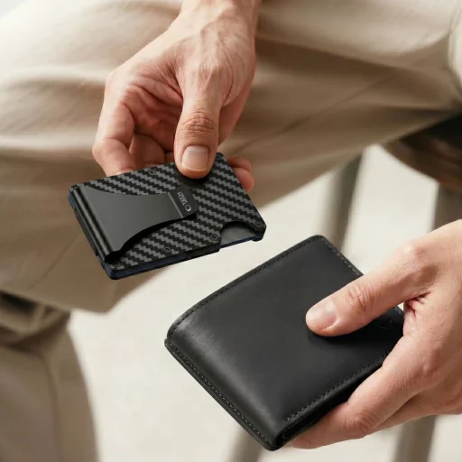 Tech-Protect Thorn RFID puzdro na karty karbónová čierna - 6