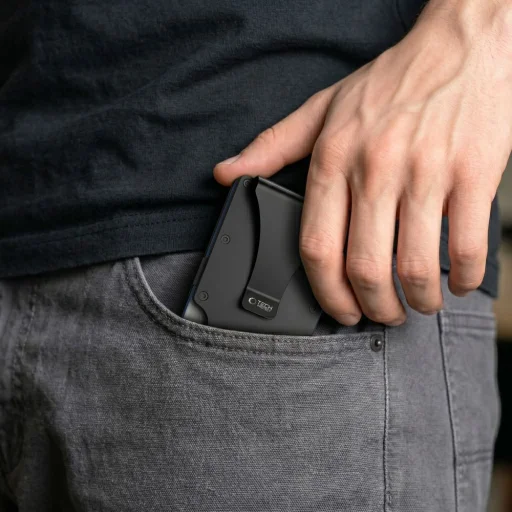 Tech-Protect Thorn RFID puzdro na karty čierne - 5