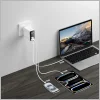 4smarts GaN Flex sieťová nabíjačka Screen AI 100W 2× USB-C + 1× USB-A Travel Edition biela thumbnail