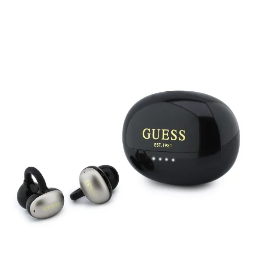 Guess Metallic Finish Classic Logo OWS Vezeték nélküli fülhallgató Fekete - 1