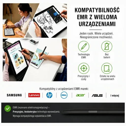 4smarts Stylus toll Multi-Device Pencil Pro EMR fekete - 6