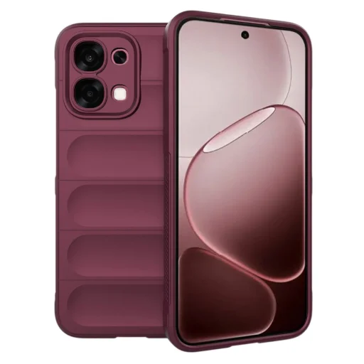 Puzdro Techsuit Magic Shield pre Oppo A6 Pro 4G / A6 Pro 5G, bordové - 1