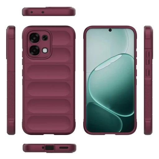 Puzdro Techsuit Magic Shield pre Oppo A6 Pro 4G / A6 Pro 5G, bordové - 3