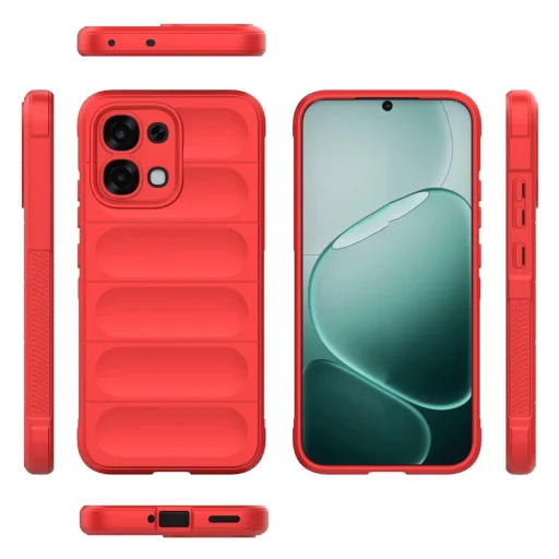 Oppo A6 Pro 4G / A6 Pro 5G Červené puzdro Techsuit - Magic Shield - 2