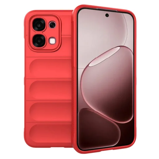 Oppo A6 Pro 4G / A6 Pro 5G Červené puzdro Techsuit - Magic Shield - 1