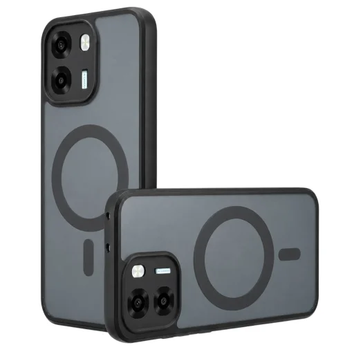 Oppo A6 4G Matt Fekete Techsuit PureFrost MagSafe tok - 1