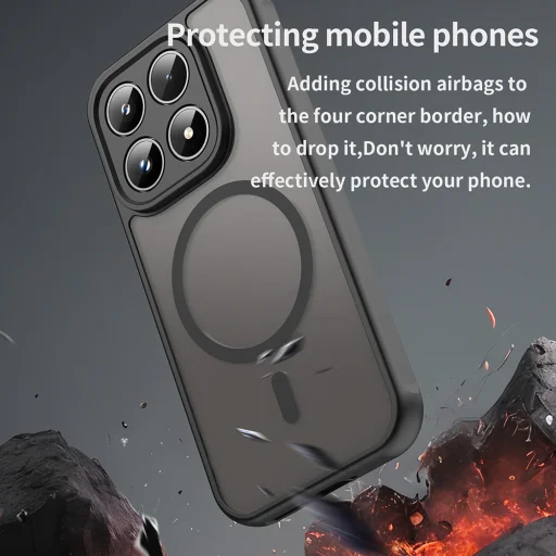 Čierne puzdro Techsuit HaloFrost II MagSafe pre Motorola Moto G87 - 5
