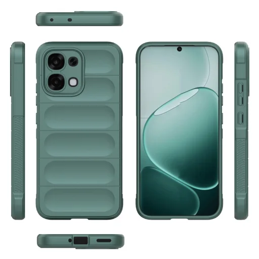 Oppo A6 Pro 4G / A6 Pro 5G Zelené puzdro Techsuit - Magic Shield - 3