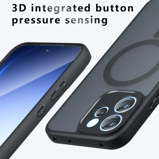 Oppo Reno15 F Frosted Black Techsuit PureFrost MagSafe puzdro - 3