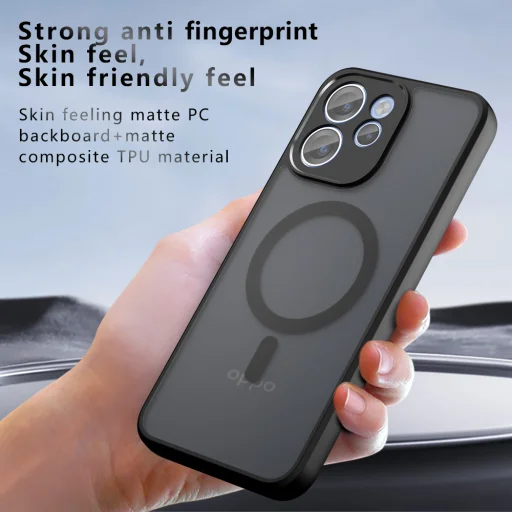 Oppo Reno15 F Frosted Black Techsuit PureFrost MagSafe puzdro - 6