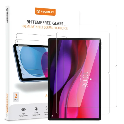Lenovo Yoga Tab Plus 12.7 Átlátszó Techsuit ArmorGlass CrystalHD üvegfólia (2 darab) - 1
