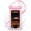 Univerzálne 6,9-palcové vodotesné plávajúce puzdro Tech-Protect UWC7 ružové thumbnail