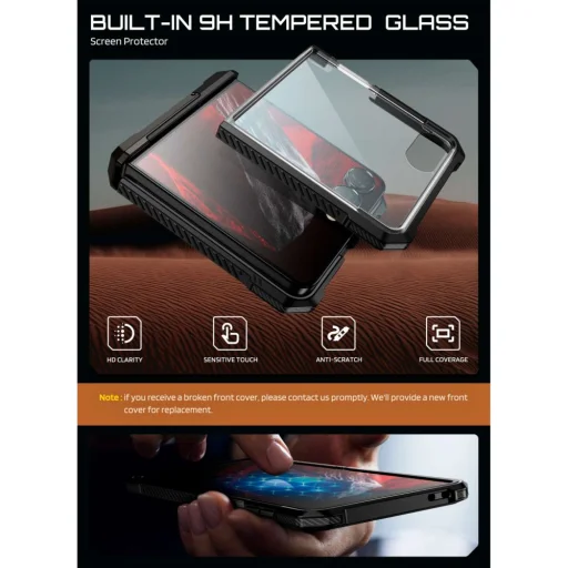 Samsung Galaxy Z Flip 8 Supcase UB Grip Mag MagSafe fekete tok - 6