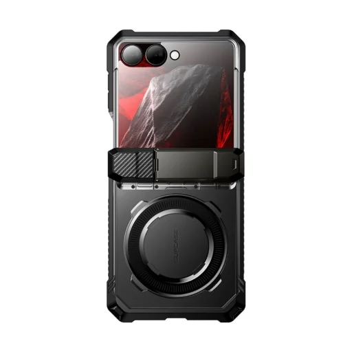 Samsung Galaxy Z Flip 8 Supcase UB Grip Mag MagSafe fekete tok - 3