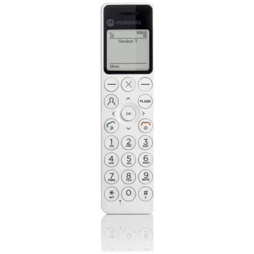 Motorola DOT411 bezdrôtový stolový telefón biely - 6