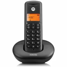 Motorola E201 bezdrôtový stolový telefón čierny