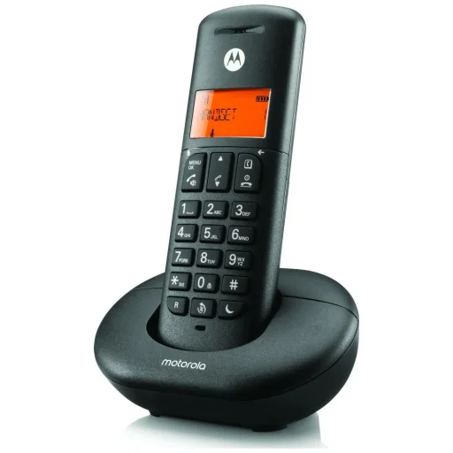 Motorola E201 bezdrôtový stolový telefón čierny - 2
