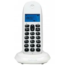 Motorola C1001CB+ bezdrôtový pevný telefón biely