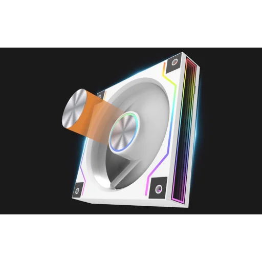 DarkFlash DM20 LINE biely počítačový chladiaci ventilátor - 8