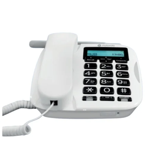 Motorola FW500L 4G stolový telefón biely - 3