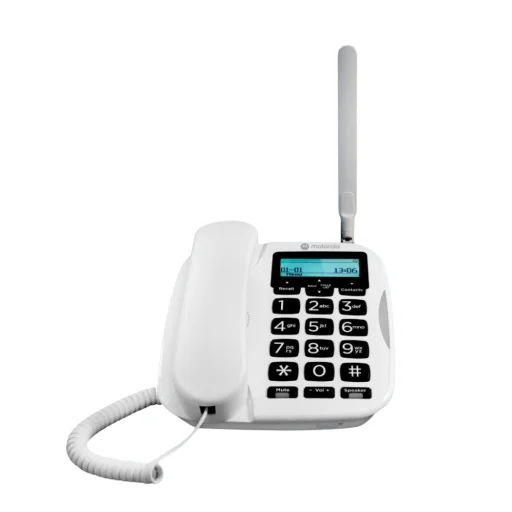 Motorola FW500L 4G stolový telefón biely - 6
