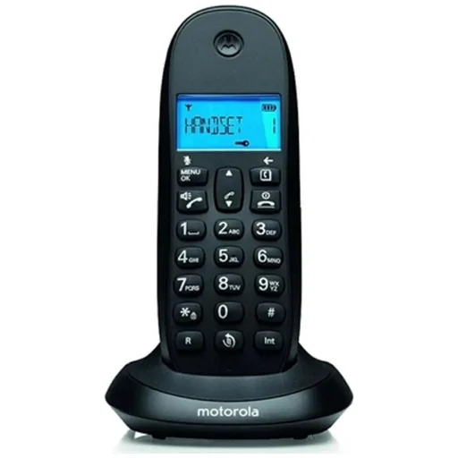 Motorola C1001CB+ bezdrôtový telefón pre pevnú linku, čierny - 1