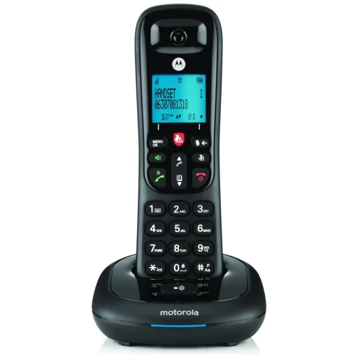 Motorola CD4001 bezdrôtový pevný telefón, čierny - 3
