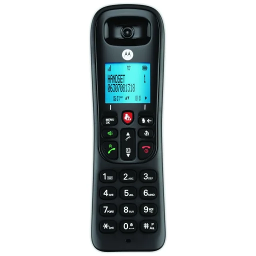 Motorola CD4001 bezdrôtový pevný telefón, čierny - 4