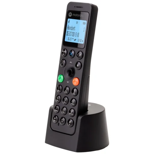 Motorola DOT201 čierny bezdrôtový stolný telefón - 2