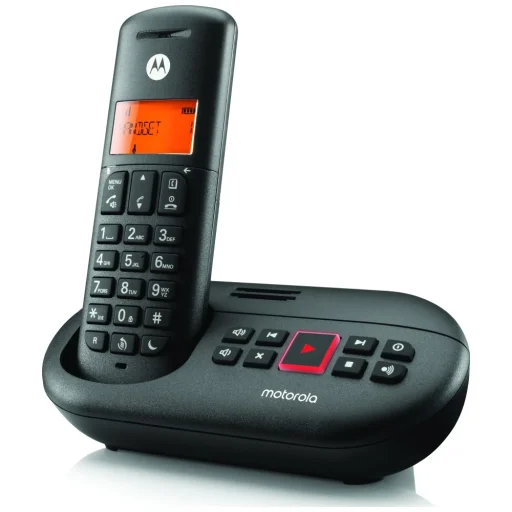 Motorola E211 čierny bezdrôtový telefón so záznamníkom - 3